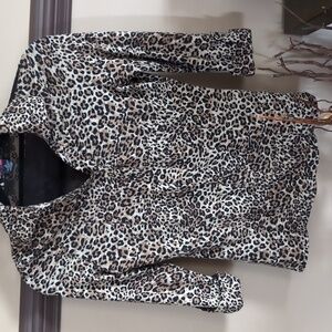 Body Central Leopard Print Top